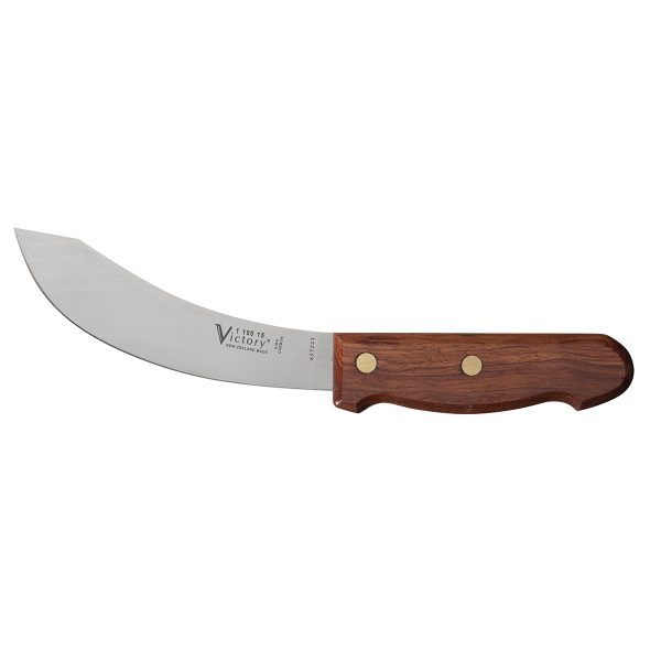 Victory Knives Skinning Knife, Wooden Handle 15cm