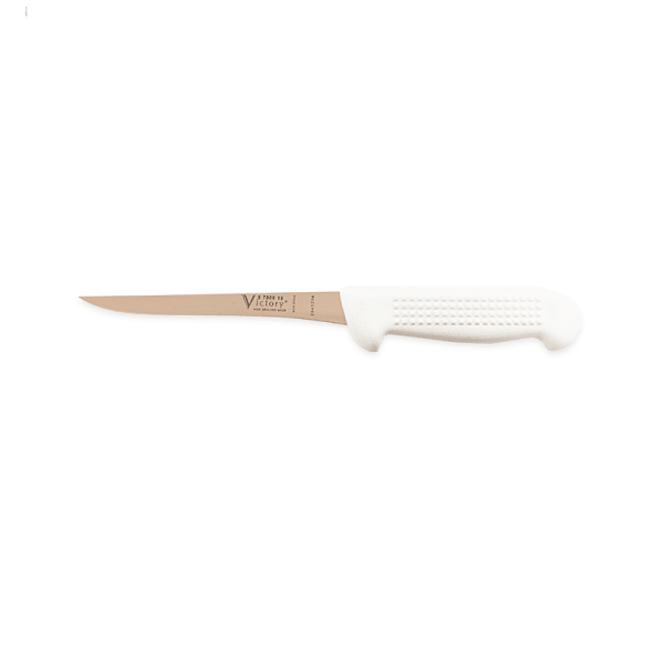 Victory Knives Narrow Filleting Knife, White, 15cm